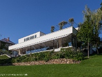 The Tugendhat House - completed in 1930  View from the back yard